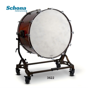 Tambor <span class=keywords><strong>Sinfónico</strong></span> de Interior de 36/40 Pulgadas, Parche de Tambor REMO, Tambor Portátil con Rueda de <span class=keywords><strong>Metal</strong></span>, Modelo: 3622/4022 - Product Image 2