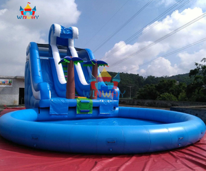 Piscina Inflable Comercial Grande Personalizada con Tobogán, Parque Acuático al Aire Libre, Equipo de Entretenimiento, Nuevo Diseño para Niños - Product Image 2