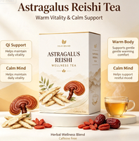 Teh Herbal Astragalus Ganoderma dalam Kantong untuk Meningkatkan Vitalitas Qi, Darah, dan Kesehatan Imunitas, Teh untuk Kesehatan Sehari-hari