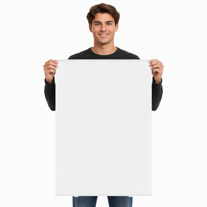 Store plissé à ventouses en polyester pour fenêtre française, porte, lucarne, motif horizontal, occultant, contrôle de la lumière - Product Image 4