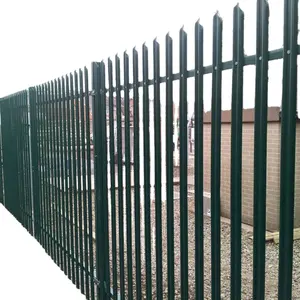 栅栏围栏二手格子和大门长矛围栏面板高安全性钢低碳钢围栏