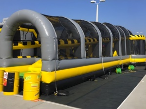 Thương mại ngoài trời lớn Inflatable thiết bị giải trí bouncy trò chơi trả lại nhà trở ngại sân chơi phiêu lưu công viên - Product Image 3