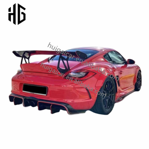 Buona qualità auto lifting in fibra di carbonio alettone posteriore alare alettone alettone Spoiler per Porsche <span class=keywords><strong>Cayman</strong></span> 987.1.2 GT4 stile Spoiler bagagliaio - Product Image 5