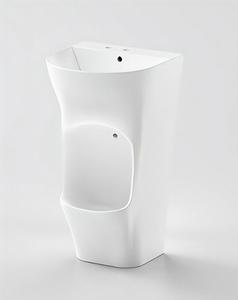 Lavabo de salle de bain sur pied, avec robinet monotrou, rectangulaire, pour ablutions musulmanes (<span class=keywords><strong>Wuzu</strong></span>), idéal pour la maison et l'appartement, pour le lavage des mains et des pieds - Product Image 2
