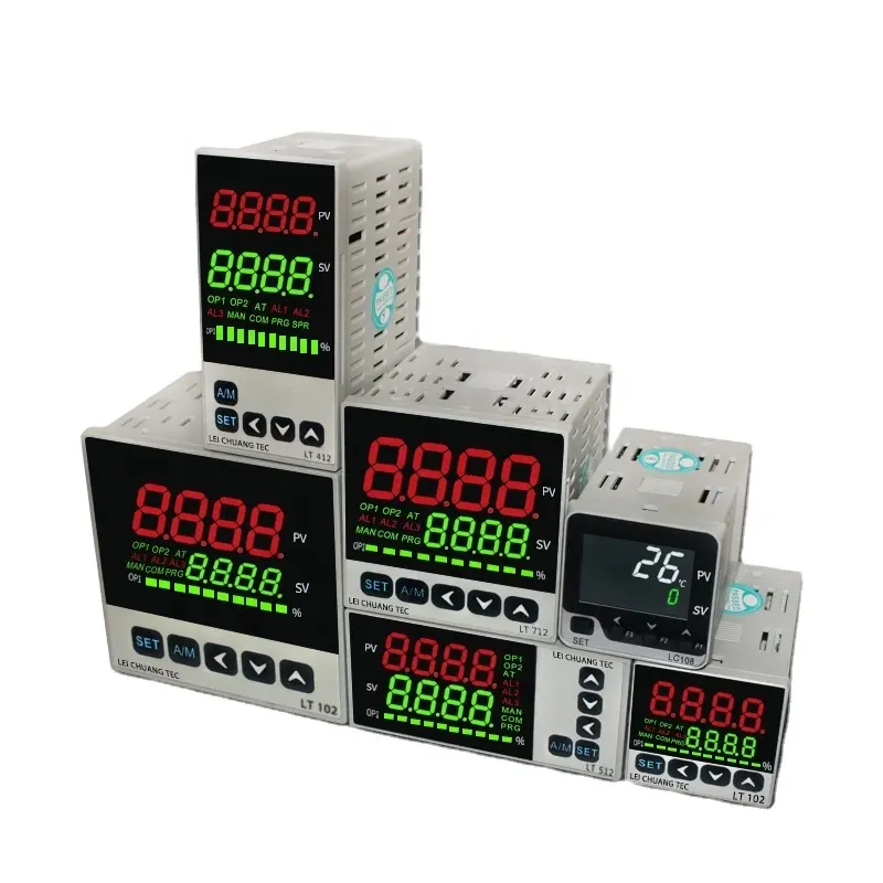 TC/RTD giriş LED ekran dijital sıcaklık kontrol cihazı termostat 220v SSR veya röle çıkışı termostat