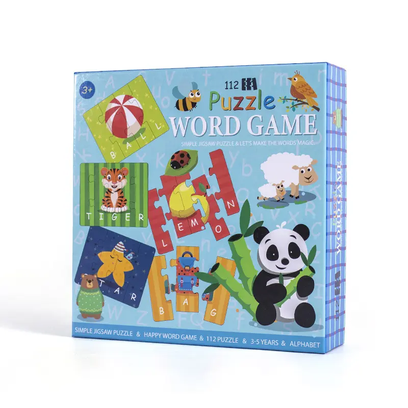 Word Puzzle Game Advanced Letter English Learning Educational Animal  Matching Puzzle Toy Wholesale - Buy Education Montessori Wood Toy,Wooden  Jigsaw Puzzle,Early Education Puzzle Toys Product on 