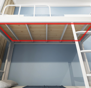 Двухъярусная металлическая кровать для школ и профессиональных училищ, двухъярусная кровать-трансформер - Product Image 3