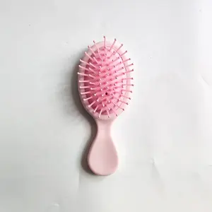 Candy Color Cheap Price Mini Baby Detangling Brush With Ultra-Sof Bristles Hair Straightener Brush Travel Size