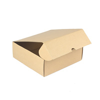 Boîte d'avion carrée ondulée extra dure à trois couches emballage d'artisanat cadeau réutilisable sérigraphie petit Carton Dongguan