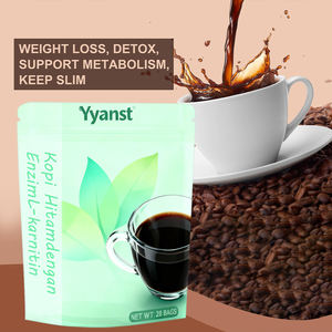 Café minceur noir à la L-Carnitine pour la gestion du poids, détoxifiant, stimulant le métabolisme, supprimant l'appétit, café pour perdre du poids, prise en charge OEM/ODM - Product Image 5