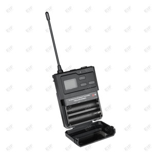 HC-1000 UHF Dual Channel <b>Wireless</b> Headset <b>Microphone</b> System with Bodypack Transmitter for Church / Stage / Fitness Instructor - Product Image 4
