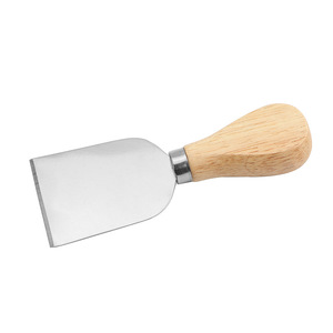 ชุดเขียงชีสไม้กระถินพร้อมมีดและส้อมสแตนเลสสำหรับเสิร์ฟและใช้ในครัว - Product Image 4