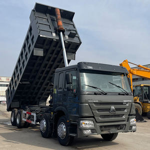 Camion à benne basculante Howo d'occasion 12 roues 371hp 375hp Diesel d'occasion 8x4 à vendre - Product Image 5
