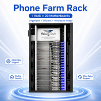Boîtier polyvalent pour téléphone portable (type Farm Box) pour outil d'automatisation multiplateformes, 64 Go de RAM, modèles 4/6 Go de ROM S8-S10, emballage personnalisable