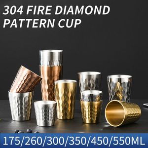 Luxurious <b>Double</b> <b>Wall</b> 304 Stainless Steel Beer Festival <b>Mug</b> Portable Travel Office Water Cups Drinkware Tumbler - Product Image 3
