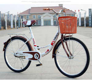 Vélo de <span class=keywords><strong>ville</strong></span> en acier à haute teneur en carbone pour femmes et hommes de 22 24 <span class=keywords><strong>26</strong></span> <span class=keywords><strong>pouces</strong></span> - Product Image 6