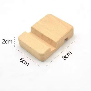 Custom Desktop Portable Universal Bamboo Wooden Phone Holder - Product Image 5