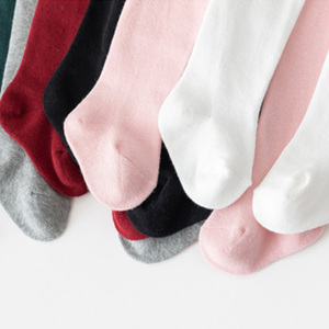 Collants en coton pour bébés filles, collants tricotés pour tout-petits, leggings unis à haute élasticité pour le printemps et l'automne - Product Image 4