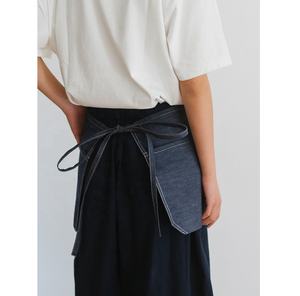 Delantal de Cocina Personalizado con Logotipo <span class=keywords><strong>Vintage</strong></span> para Restaurante, Delantal de Mezclilla de Algodón para Cafetería, Delantal de Barra Unisex para Chef y <span class=keywords><strong>Camarero</strong></span> - Product Image 4