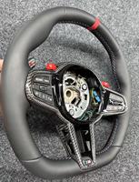 Rangkaian Setir Model CS untuk BMW F G Chassis Kulit dengan Trim Serat Karbon Tombol Merah M1 M2