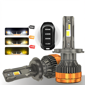 Phares LED extrêmement lumineux H4 H1 H11 HB3 HB4 9005 9006 9012 HIR2, haute puissance 70W 10000LM, blanc 6000K, 12V, ajustement universel, garantie 1 an - Product Image 1
