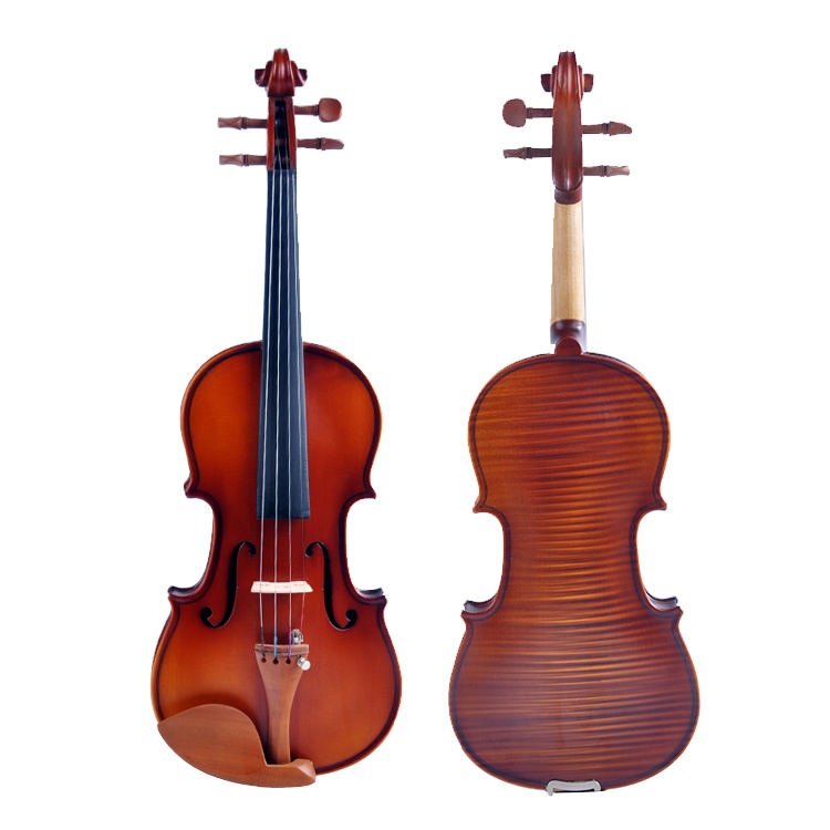 Hebikuo HV125 handmade violin with bow maple wood material red violin with case