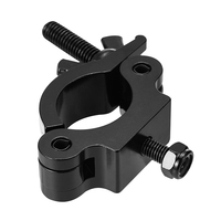 Pince de fixation pour treillis d'éclairage de scène en aluminium 6061 T6, sur mesure OEM, de 38 à 51 mm, charge nominale 300 kg, crochet M10 pour équipement événementiel