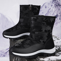 Bottes de neige pour femmes, mode d'hiver, haute qualité, imperméables, résistantes à l'usure, épaisses, longues et chaudes, pour les voyages et les activités de plein air, vente en gros