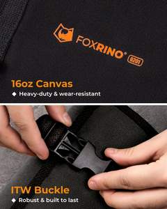 Échantillon gratuit - Trousse à outils robuste pour électriciens et mécaniciens, en tissu Oxford, à enrouler, organiseur d'outils, rangement pour voiture, fentes pour le transport d'outils - Product Image 5