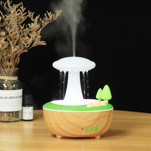 Humidificateur ultrasonique YX V82 Raindrop avec diffuseur d'arômes et lumières colorées pour usage domestique - Product Image 3