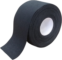 Bande de sport athlétique en coton 1.5 "X 10 Yd noir blanc coloré soutien protecteur hypoallergénique facile à déchirer bande d'entraînement