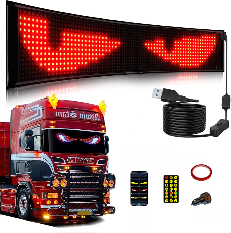 Large Programmable Devil Eyes LED Light
