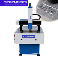 Machine de fraisage CNC 6060 à haute rigidité, petite, à broche unique 2,2 kW, pour la sculpture, la gravure et le fraisage du laiton et de l'aluminium