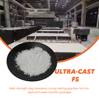ULTRA-CAST FS Réfractaire coulable à base de silice fondue pour les laveuses et les boîtes filtrantes