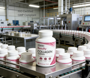 Capsules de collagène blanchissantes pour la peau, marque privée OEM, collagène marin hydrolysé, vitamine C, anti-âge, éclaircissant pour une peau éclatante - Product Image 2