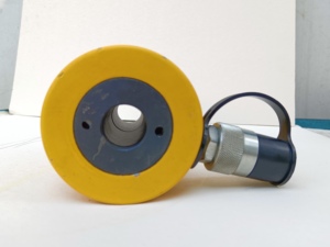 DEELEAP RCH-120 Cilindro hidráulico de émbolo hueco de acción simple con orificio central, gato elevador, carrera de 8 mm, retorno por resorte de acero - Product Image 3