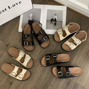 Women's Custom Comfortable Flip Flop <strong>Thong</strong> <strong>Sandals</strong> Square Buckle Open Toe Design Thick Outsole Anti-Slippery <strong>Platform</strong> for - Product Image 3