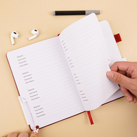 Agenda A7 A5 en gros, agenda quotidien portable, imperméable, format poche, carnet personnalisé pour étudiants et école