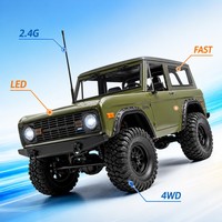 Vente en gros de voitures télécommandées RC SUV 4x4 tout-terrain vertes à 2 portes, jouets pour adultes, OEM ODM certifiés EN71 CE