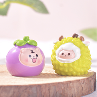 2026 Nieuw 3D Model Micro Landschap Twaalf Chinese Tekens Fruit Dierenriem Harsen Ornamenten Maanddecoraties Cadeaus Souvenir