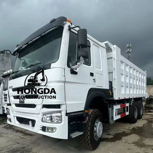 Camiones volquete de 10 ruedas de servicio pesado usado Sinotruck Howo 400HP arena minería 6x4 camión volquete en África para la venta - Product Image 1