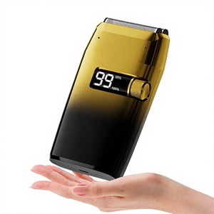 Rasoirs à lames compactes, 3 vitesses réglables, rasoir électrique sans fil rechargeable pour le visage, écran LCD, rasoir électrique pour hommes - Product Image 1