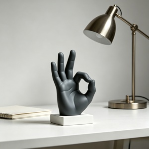 Adorno de Resina Mate con Gestos <span class=keywords><strong>OK</strong></span>, Decoración Creativa y Personalizada para el Hogar y un Regalo para Amigos. - Product Image 2