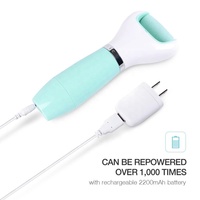 Lima de pie electrónica portátil recargable, herramientas de pedicura, removedor de callos de pie eléctrico
