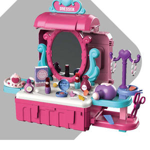 Juego de Cosméticos de Juguete 3 en 1, 38 Piezas, Juego de Imitación de Belleza, Mesa de Maquillaje para Niñas - Product Image 3