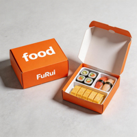 Boîte en papier jetable portable pour ensemble poulet frit, burger et frites, conception personnalisée pour emballage alimentaire de restaurant et de boissons
