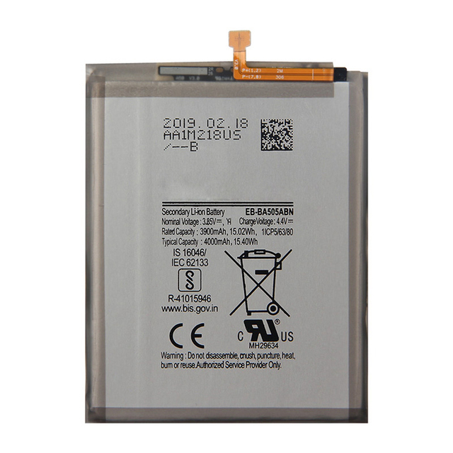 Sales Promotion Capacity A505F Cellphone Battery EB-BA505ABN for Samsung Galaxy A50 Mobile Battery 3A Quality Mobile Phone Ce