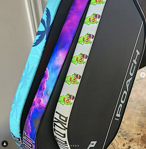 Noyau en nid d'abeille approuvé par Usapa Balle de cornichon thermoformée en fibre de verre personnalisée Pickelball Pickleball <span class=keywords><strong>Raquette</strong></span> Pagaie personnalisée Lot de 4 - Product Image 2