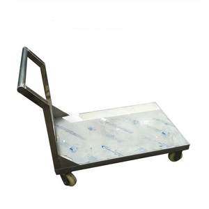 Carro de manipulación de almacén desmontado de acero personalizado, carro de plataforma resistente - Product Image 3