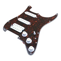 Guitare électrique ST SQ Pickguard pré-câblé 3 plis SSH Pickguard Pickup Tortoise Shell Pickguard Pickup